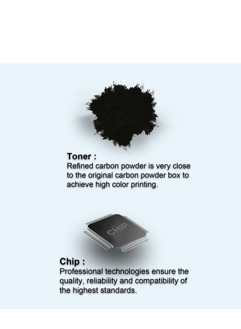 استا حبر ASTA 106R02778 متوافق مع الطابعة P3052 P3260 WC3215 WC3225 باللون الأسود BK Premium Professional Office Consumable Printing WC 3215 3225 - Image 5